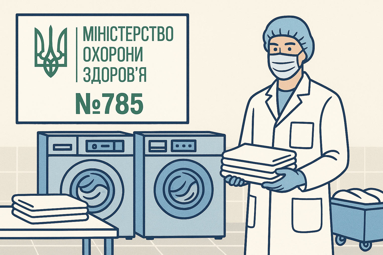 Функція прального обладнання в реалізації санітарних вимог за нормами МОЗ №785